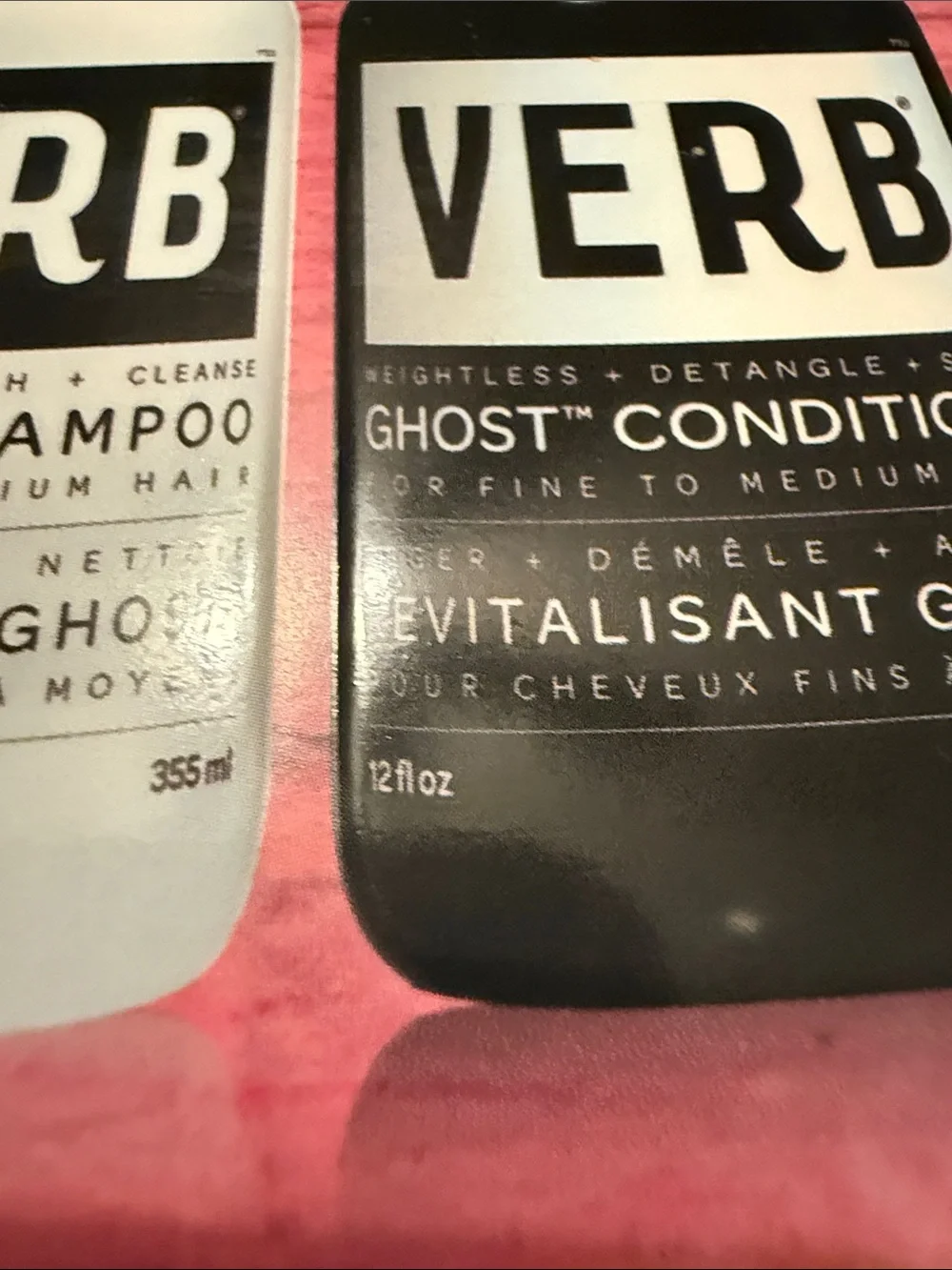 UnisexVERB Haircare Ghost Icons Kit - Pink bag NWT